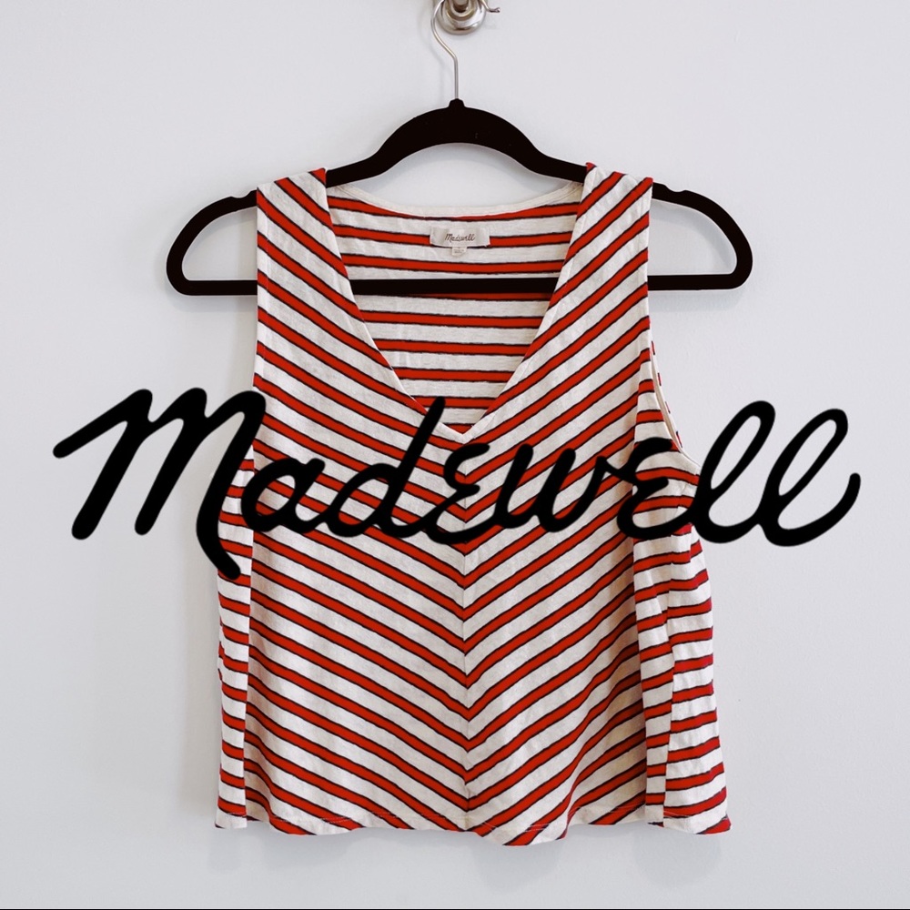 Madewell Striped Sleeveless Tank